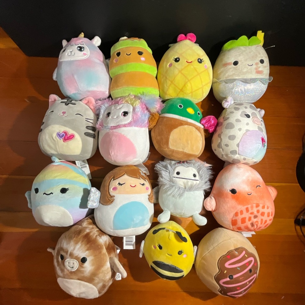 Squishmallows No Tag Lot of 15